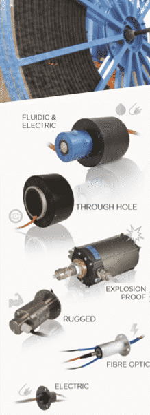Cable reels electric & Fluidic rotary joints - Eltrex Motion
